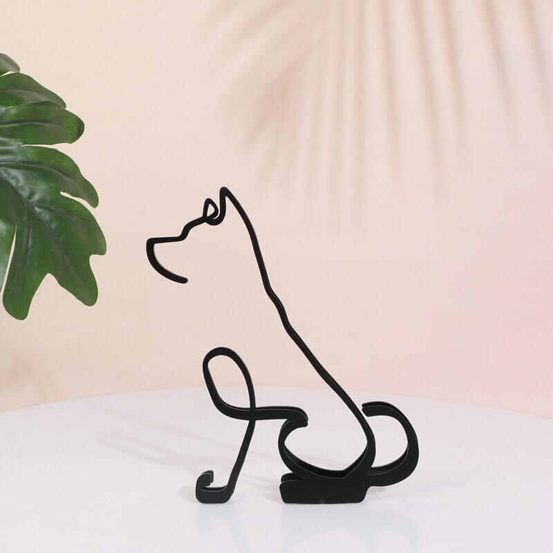 Minimalistische Hundeskulptur-Bella Webshop