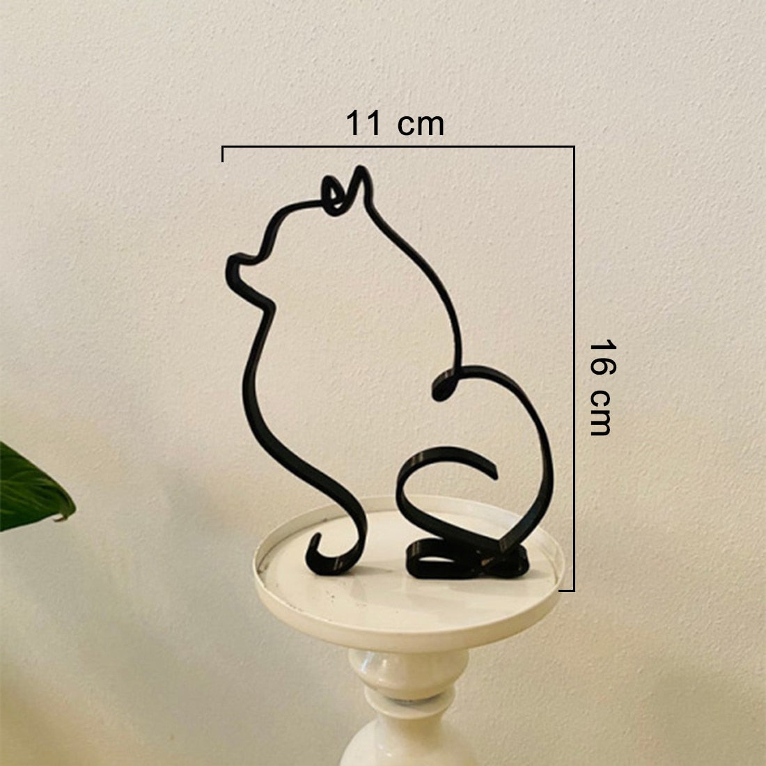 Minimalistische Hundeskulptur-Bella Webshop
