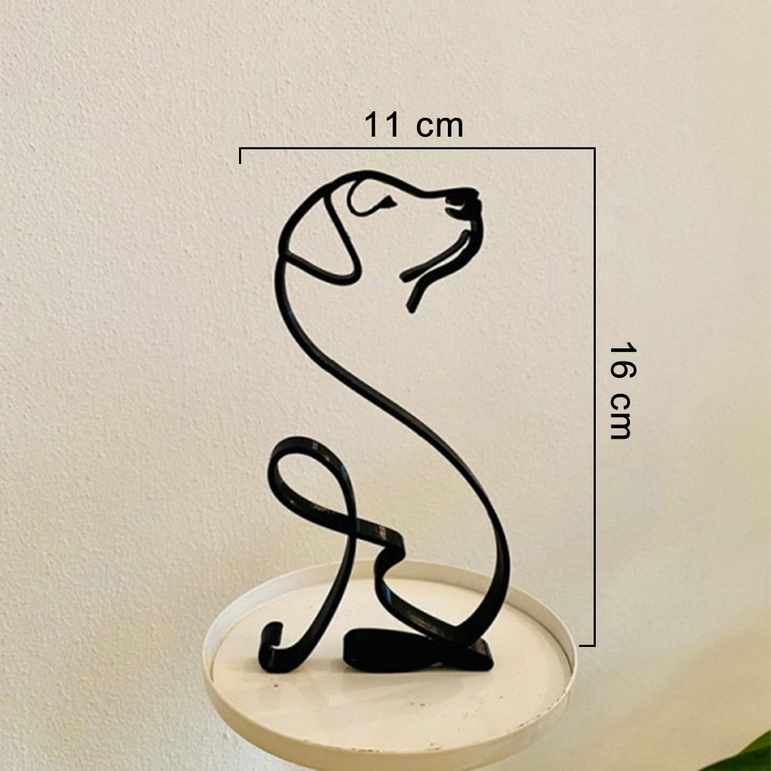 Minimalistische Hundeskulptur-Bella Webshop