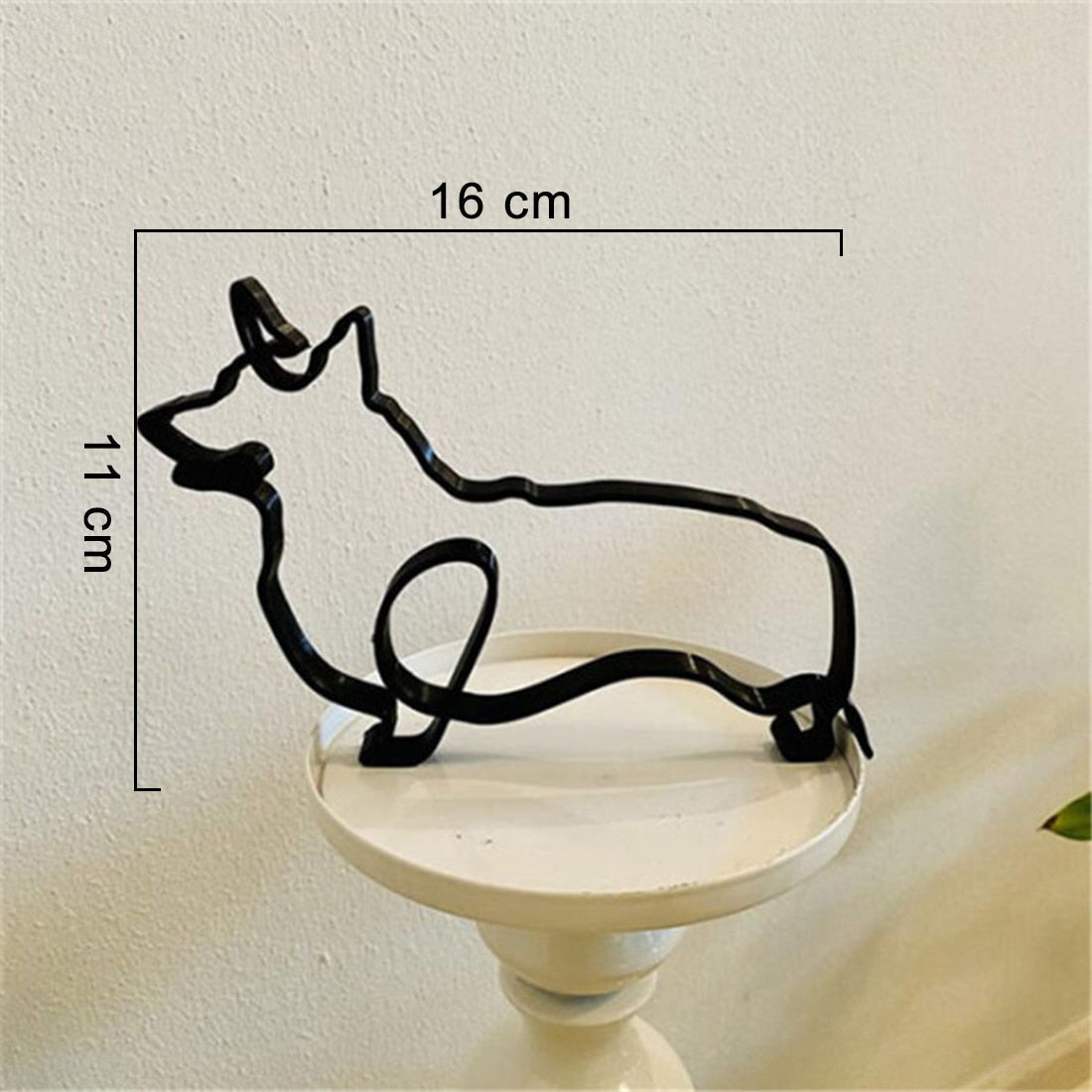 Minimalistische Hundeskulptur-Bella Webshop