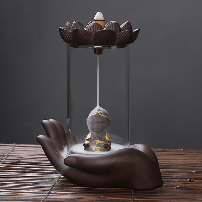Monkey Backflow Räuchergefäß-Bella Webshop