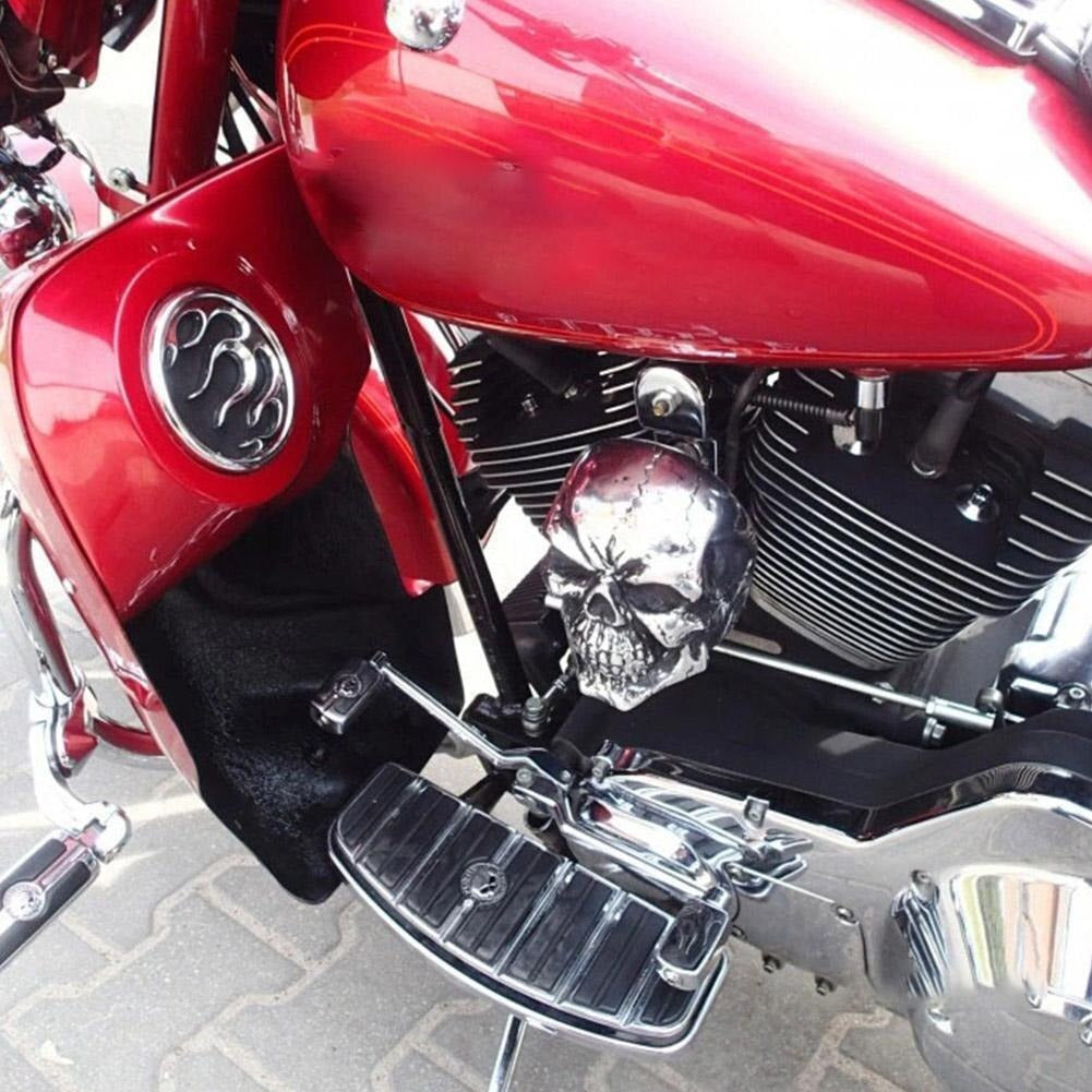 Motorrad-Totenkopf-Horn-Abdeckung-Bella Webshop