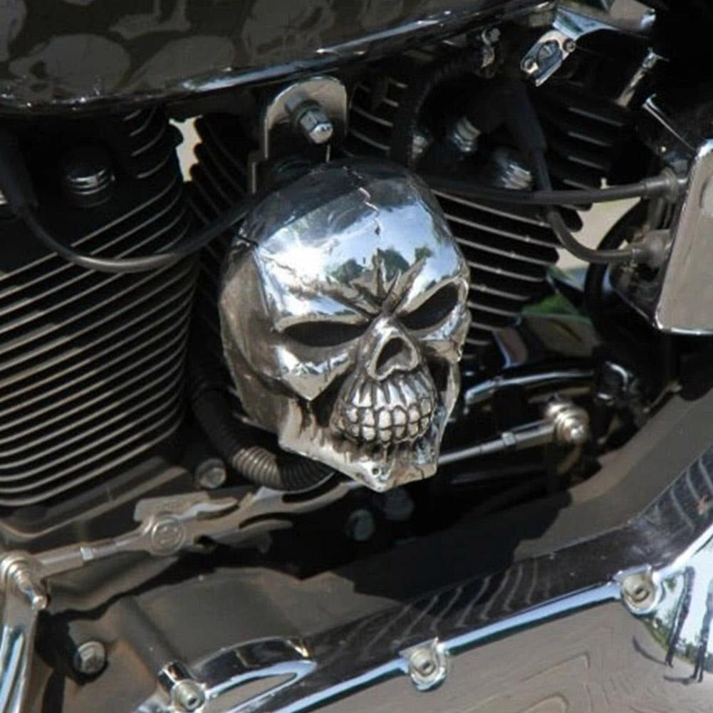 Motorrad-Totenkopf-Horn-Abdeckung-Bella Webshop