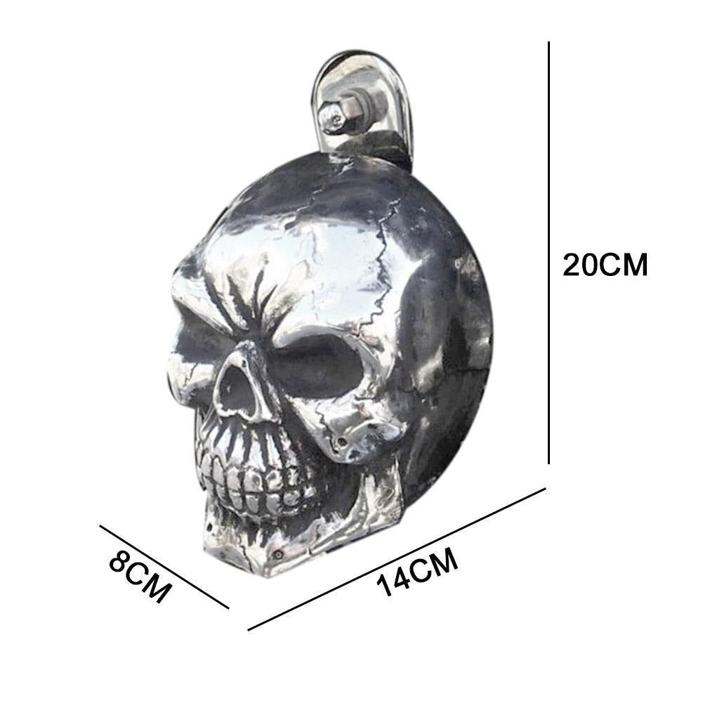 Motorrad-Totenkopf-Horn-Abdeckung-Bella Webshop