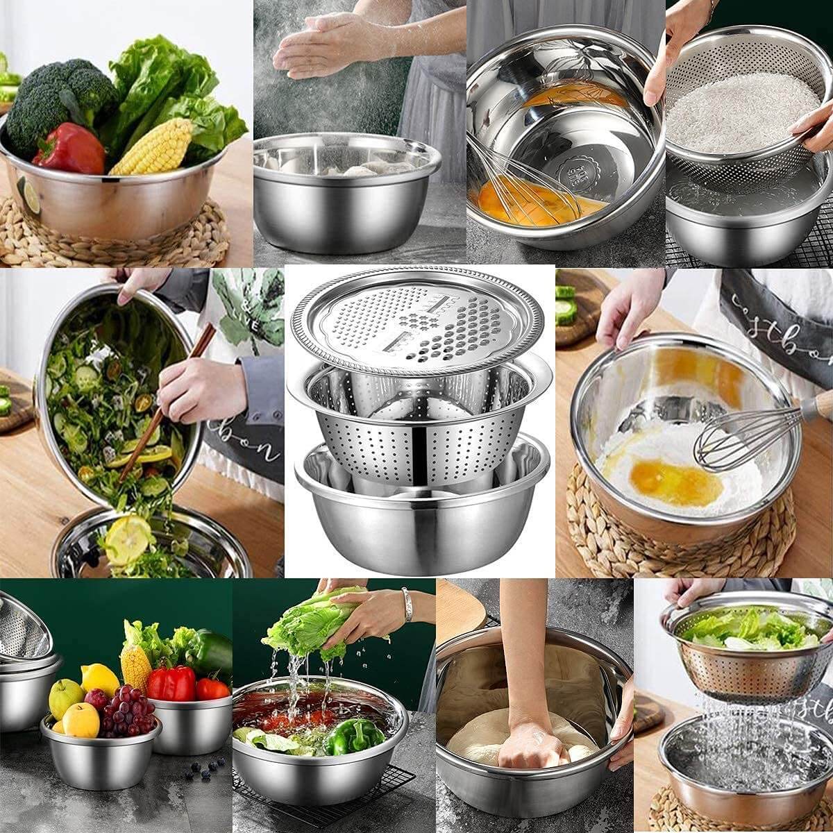 Multifunktionaler Gemüseschneider Aus Edelstahl-Bella Webshop