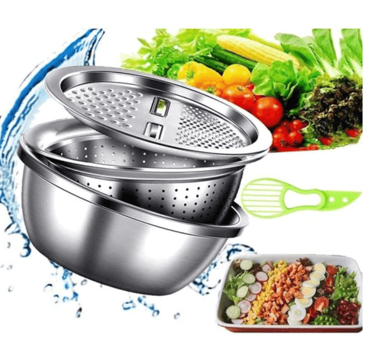 Multifunktionaler Gemüseschneider Aus Edelstahl-Bella Webshop