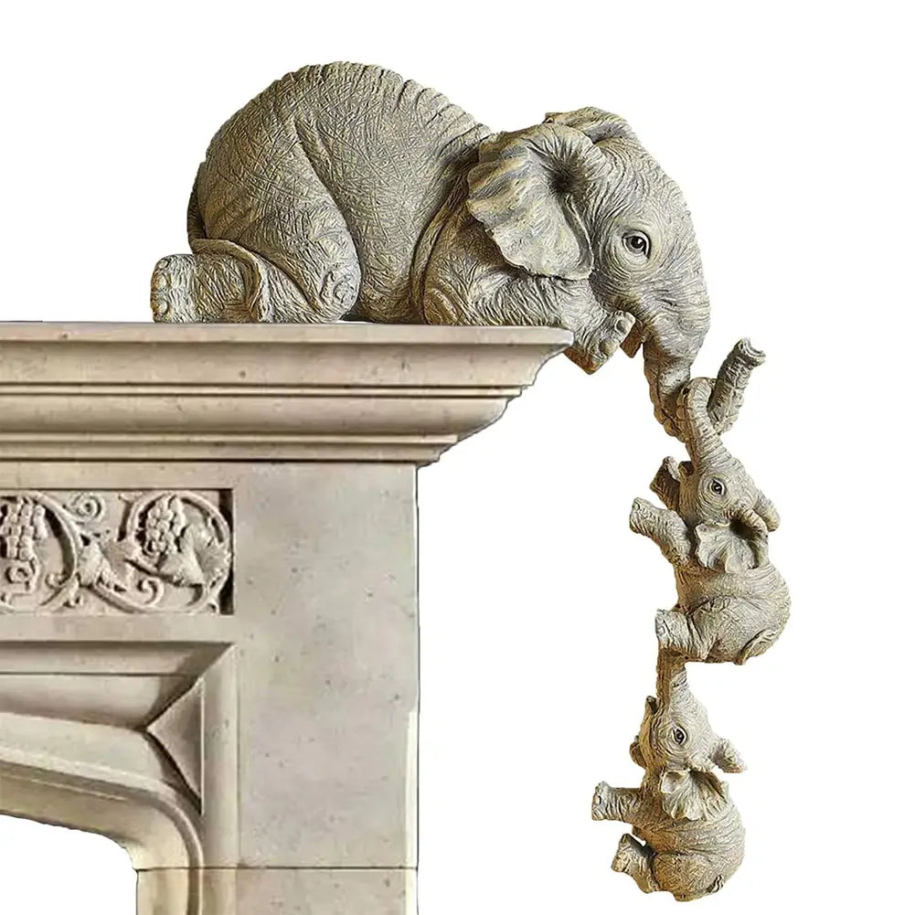 Mutter Und Baby Elefanten Figur-Bella Webshop