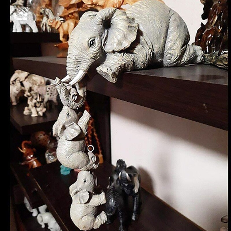 Mutter Und Baby Elefanten Figur-Bella Webshop