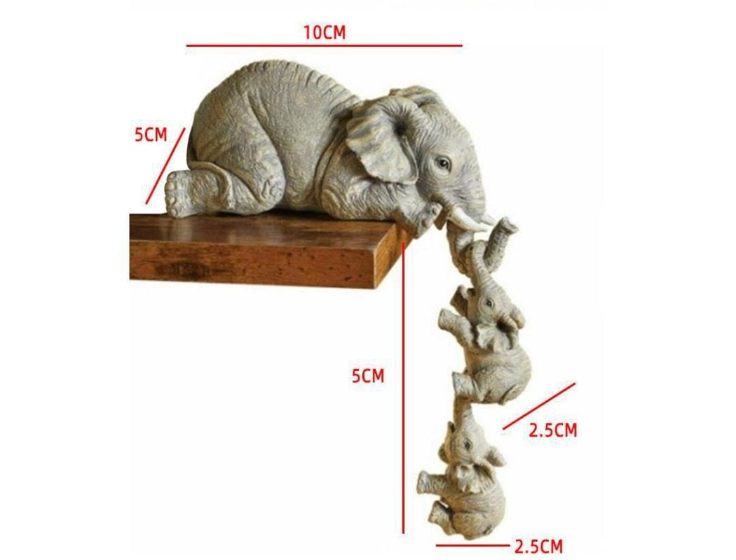 Mutter Und Baby Elefanten Figur-Bella Webshop
