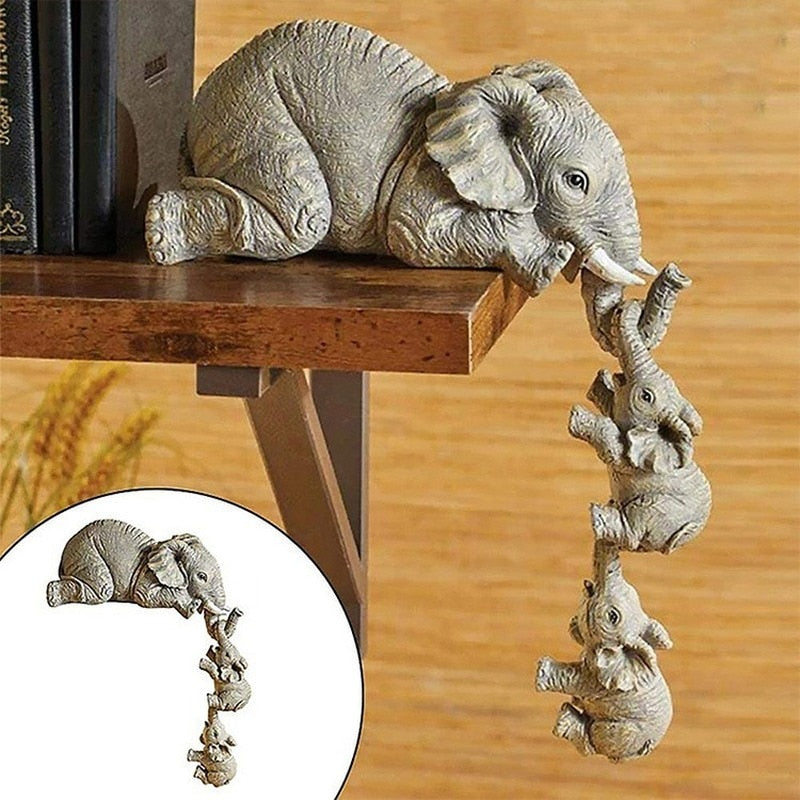 Mutter Und Baby Elefanten Figur-Bella Webshop