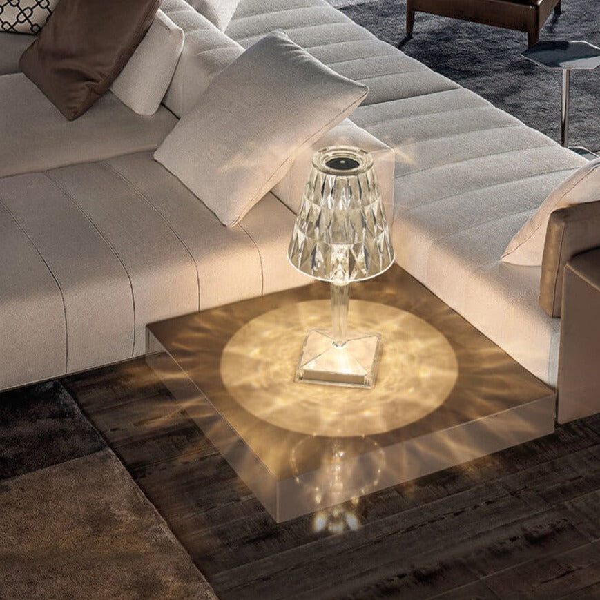 Nachttischlampe Aus Kristall-Bella Webshop