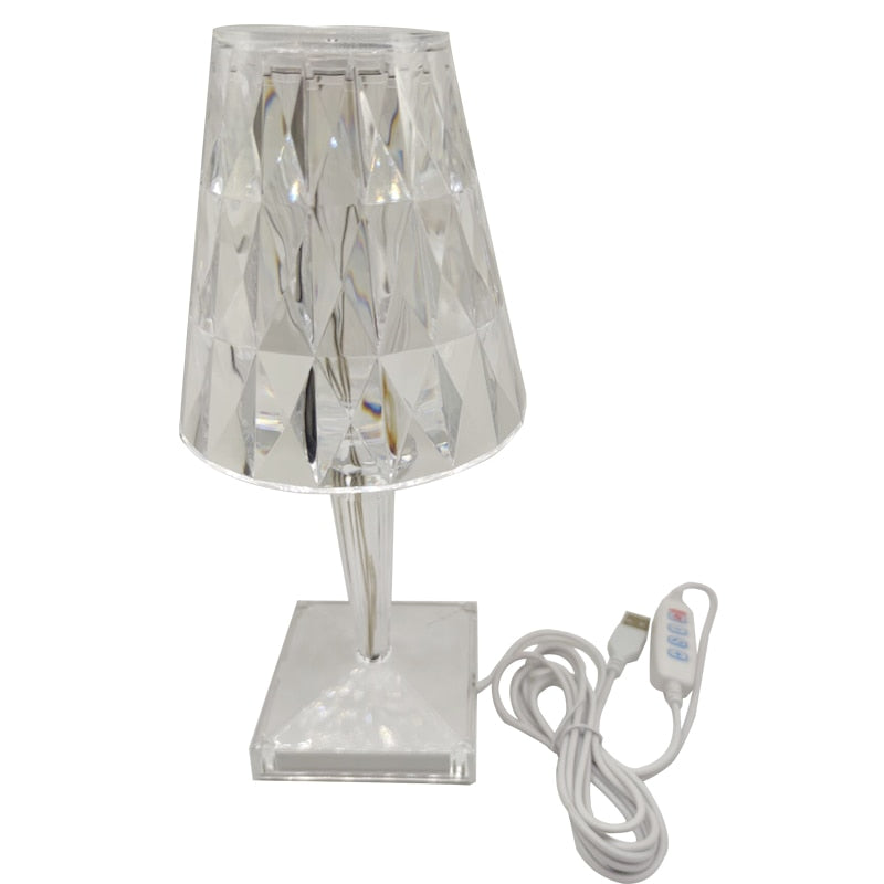 Nachttischlampe Aus Kristall-Bella Webshop