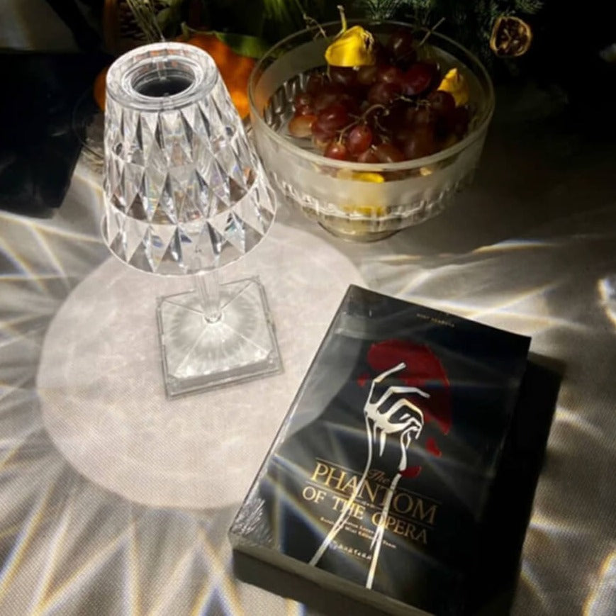 Nachttischlampe Aus Kristall-Bella Webshop