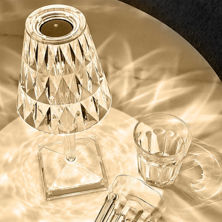 Nachttischlampe Aus Kristall-Bella Webshop