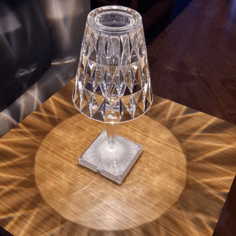 Nachttischlampe Aus Kristall-Bella Webshop