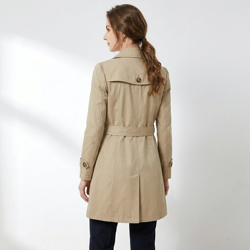 Naisten Trenchcoat Moderni Muotoilu