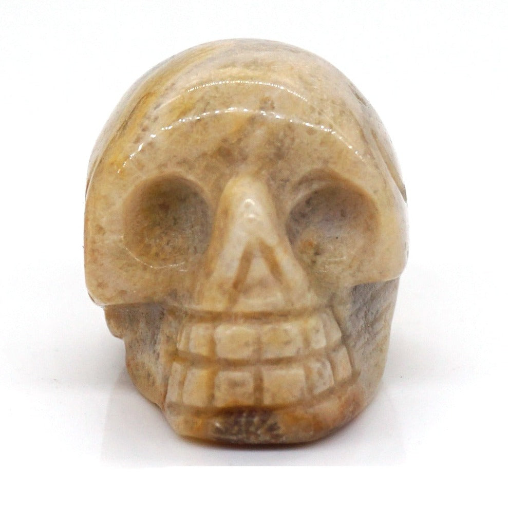 Natürlicher Schädelkristall Stein-Bella Webshop