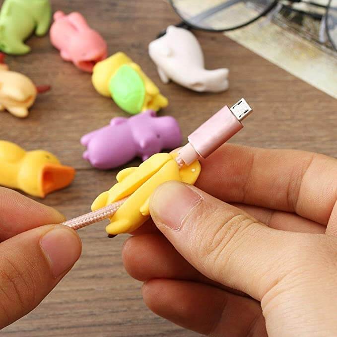 Niedliche Tierbeißer Kabelschutzhülle-Bella Webshop