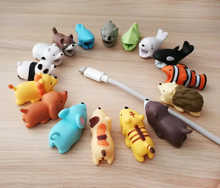 Niedliche Tierbeißer Kabelschutzhülle-Bella Webshop