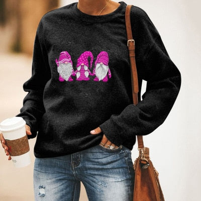 Niedlicher Weihnachtsmann Grafik Pullover-Bella Webshop