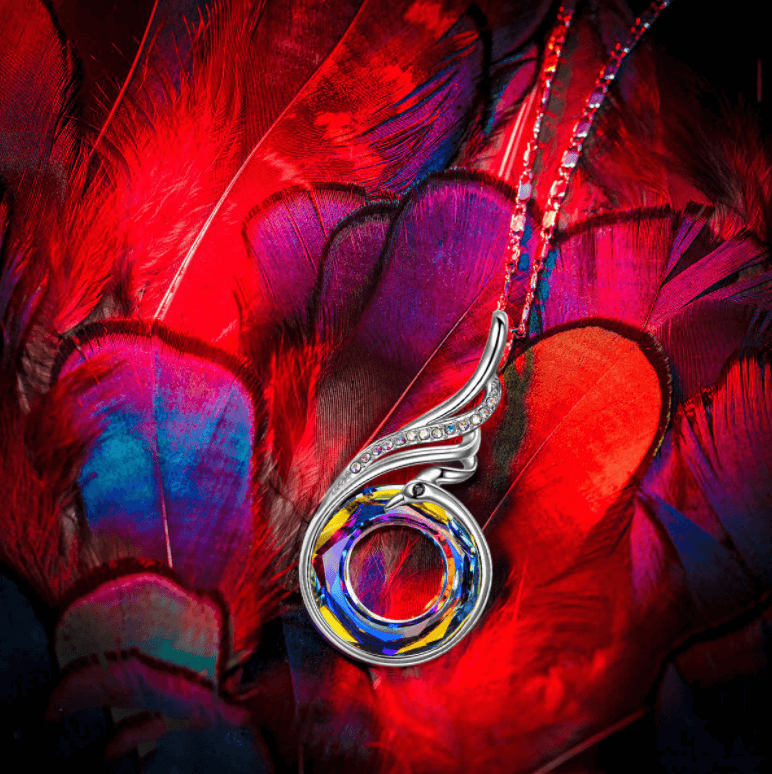 Nirvana Of Phoenix Anhänger Halskette-Bella Webshop