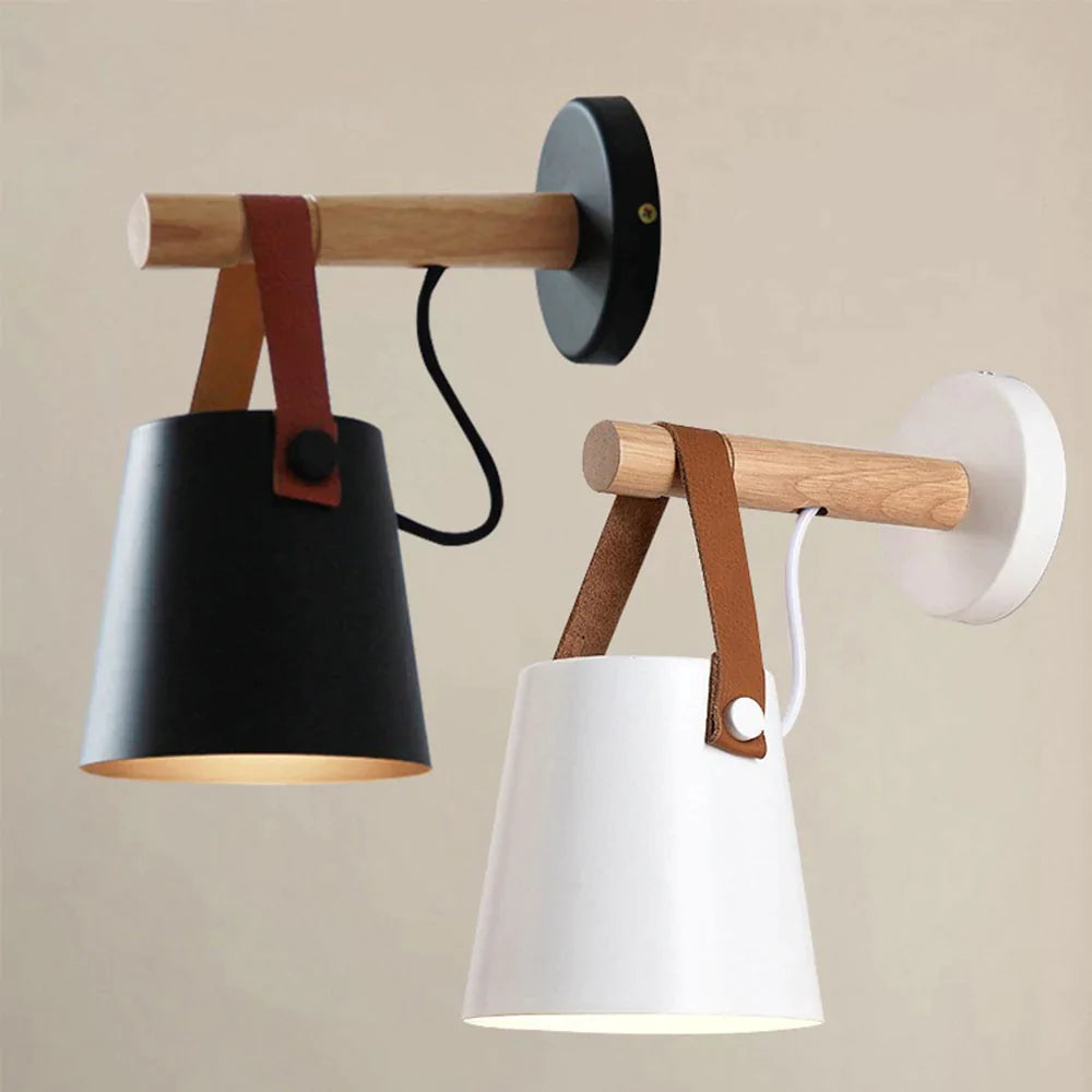 Nordische Wooden Wandleuchte-Bella Webshop
