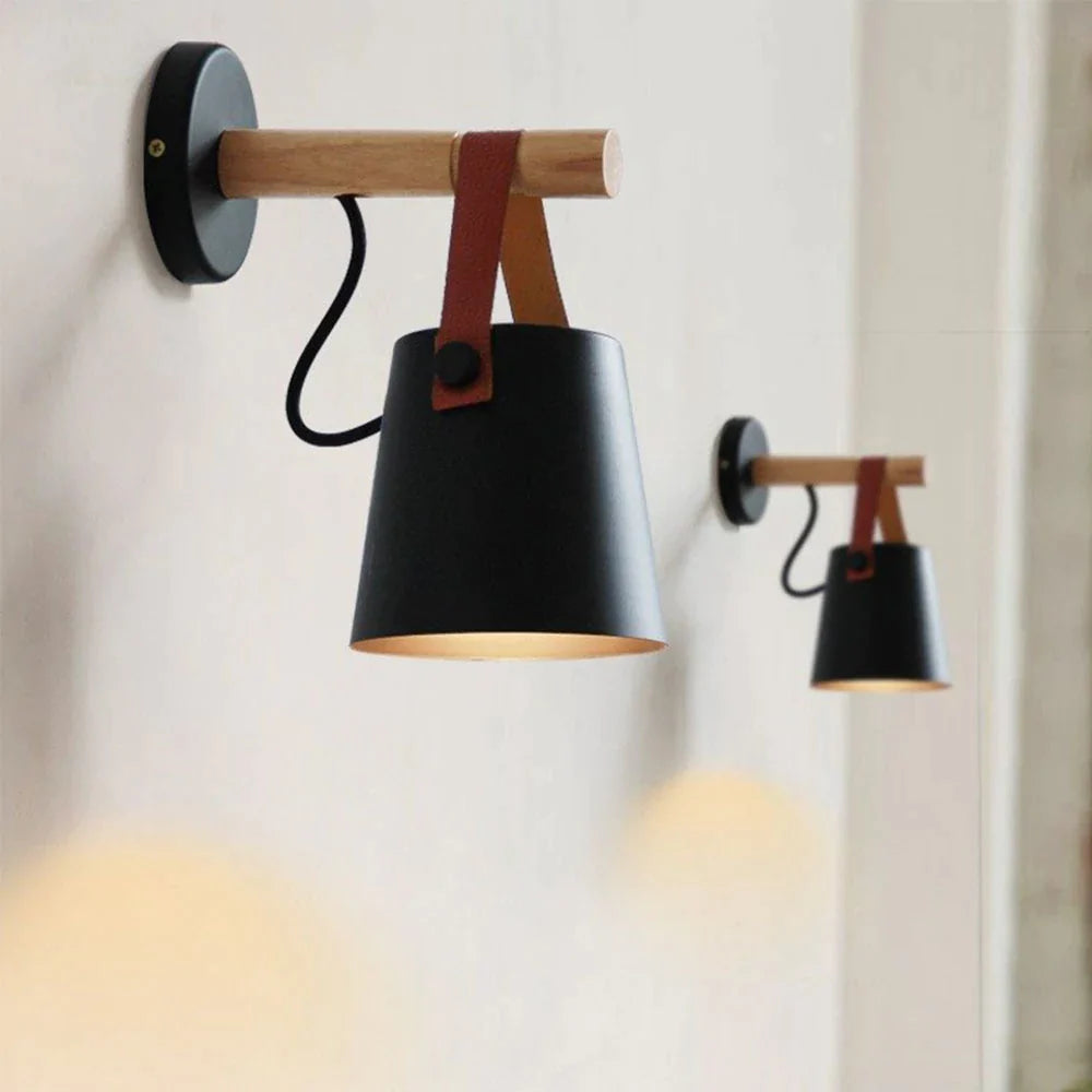 Nordische Wooden Wandleuchte-Bella Webshop
