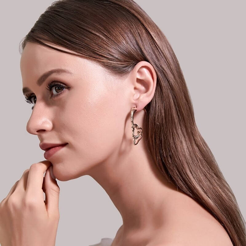 Ohrstecker Mit Hohlschädel-Bella Webshop