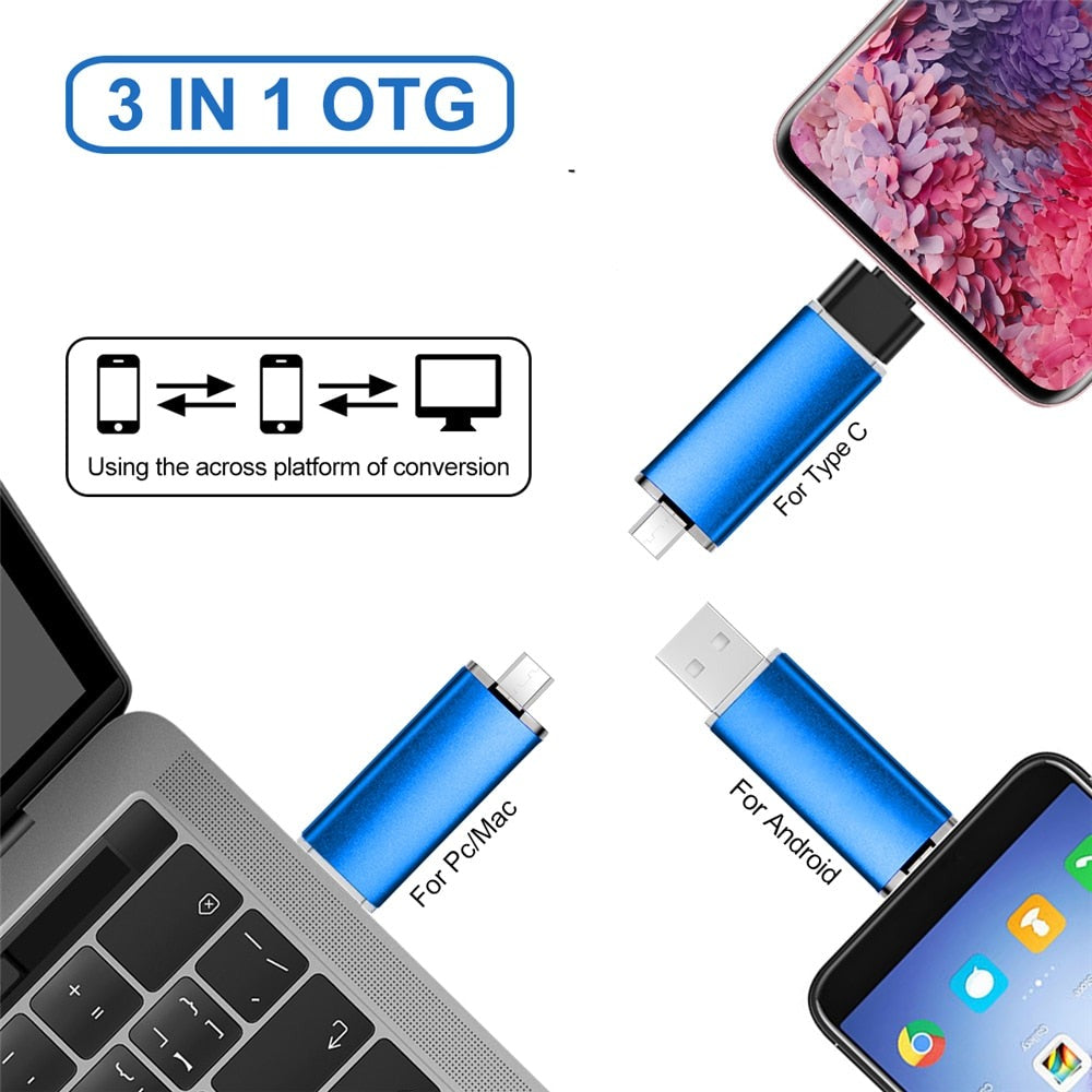 On-The-Go Usb Flash Drive-Bella Webshop