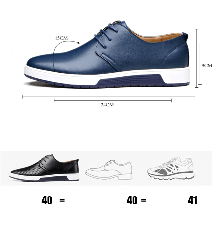 Oxford Leder Freizeitschuhe-Bella Webshop