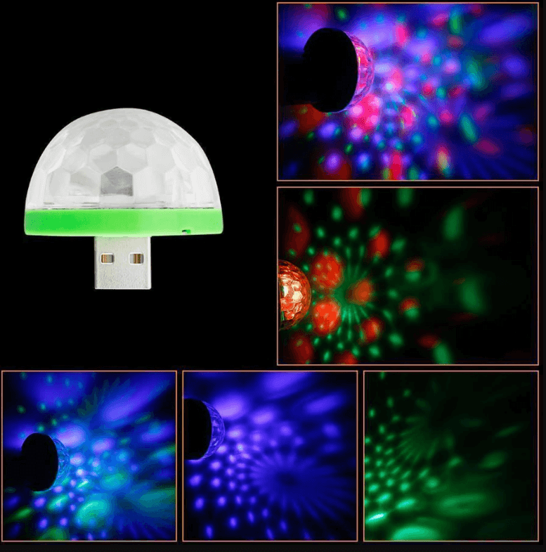 Pilz-Disco-Licht (Usb)-Bella Webshop