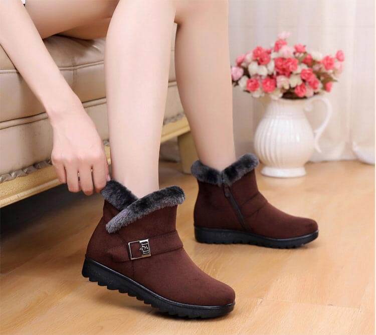 Plüsch-Schneestiefel Für Frauen-Bella Webshop