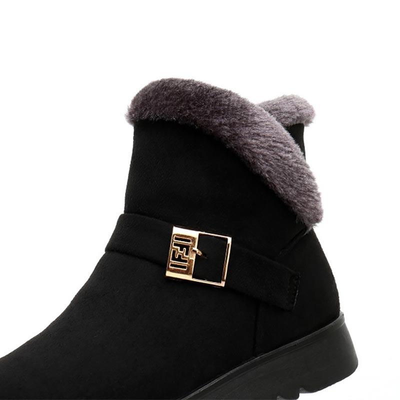 Plüsch-Schneestiefel Für Frauen-Bella Webshop