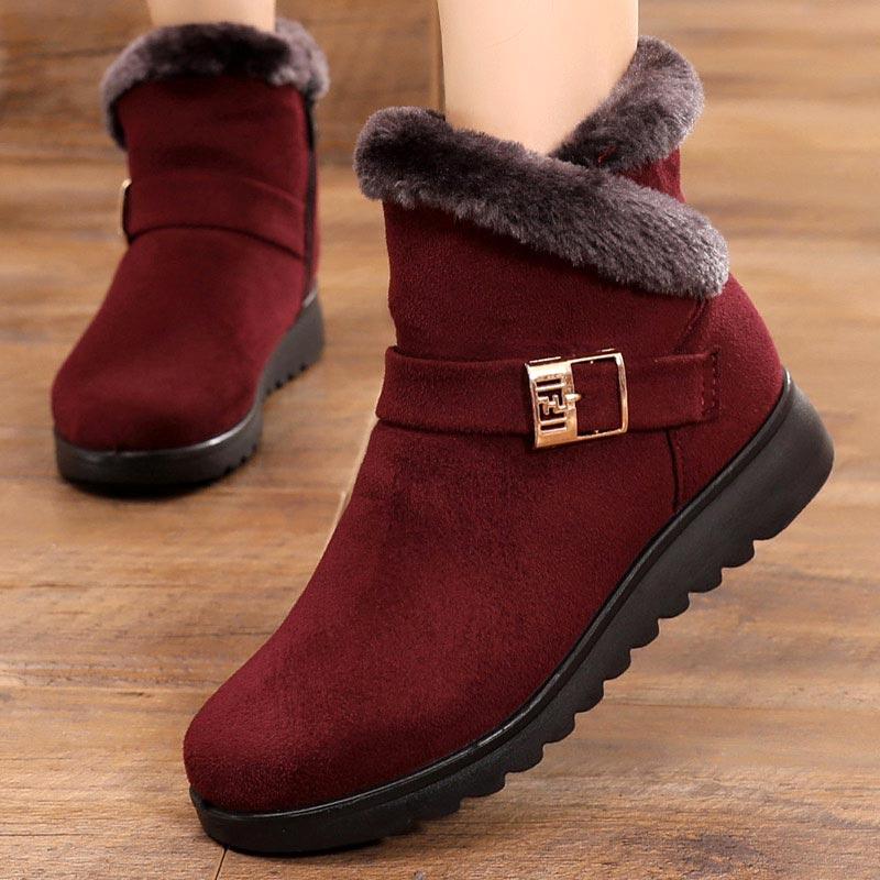 Plüsch-Schneestiefel Für Frauen-Bella Webshop