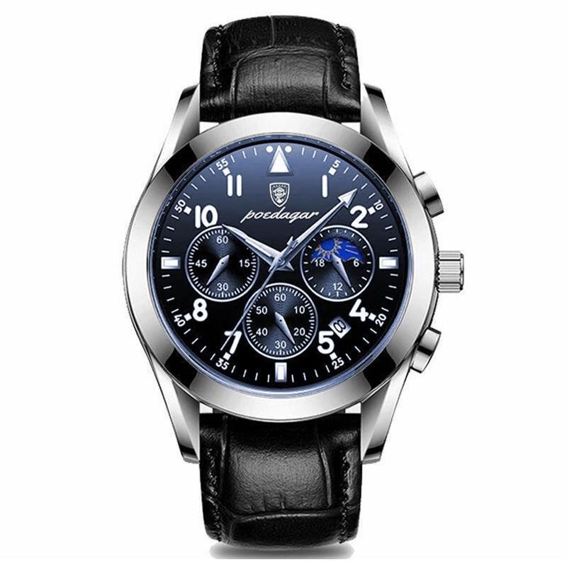 Premium-Leder-Armbanduhr Für Herren-Bella Webshop