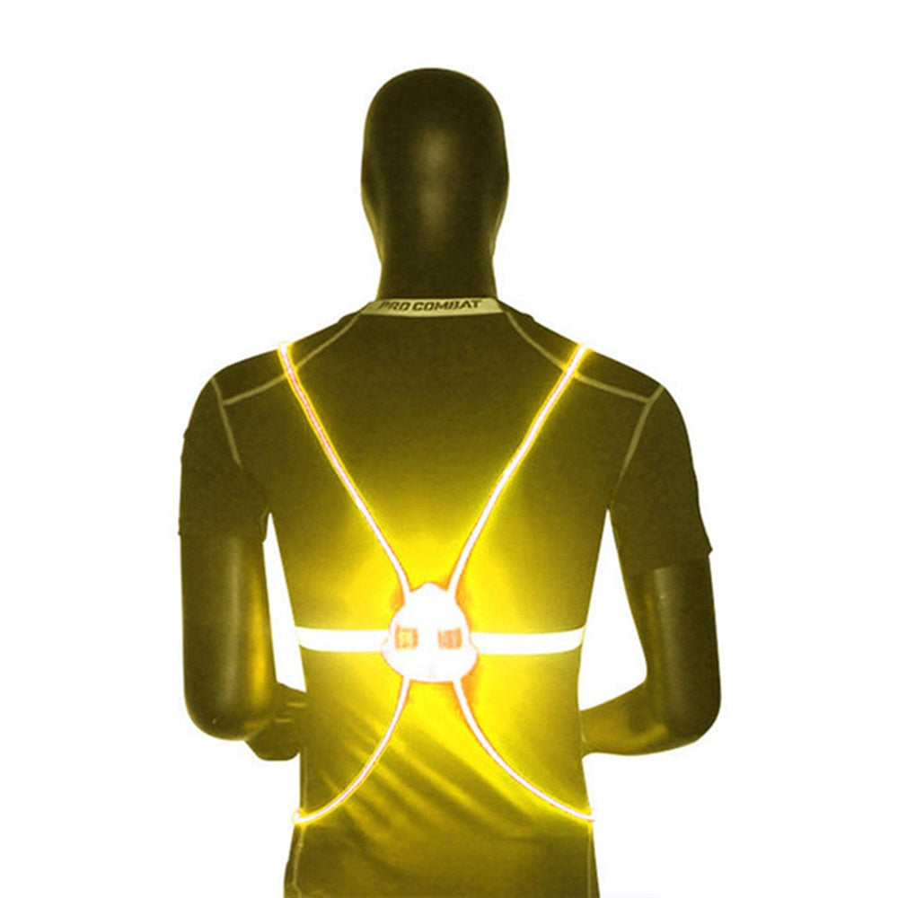 Reflektierende Led-Sicherheitsweste-Bella Webshop