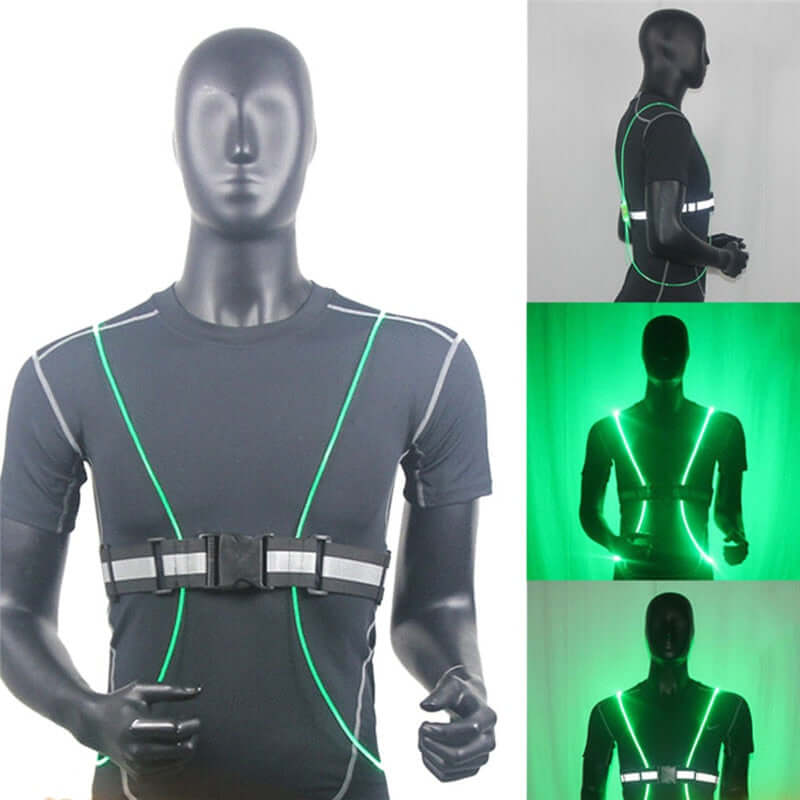 Reflektierende Led-Sicherheitsweste-Bella Webshop