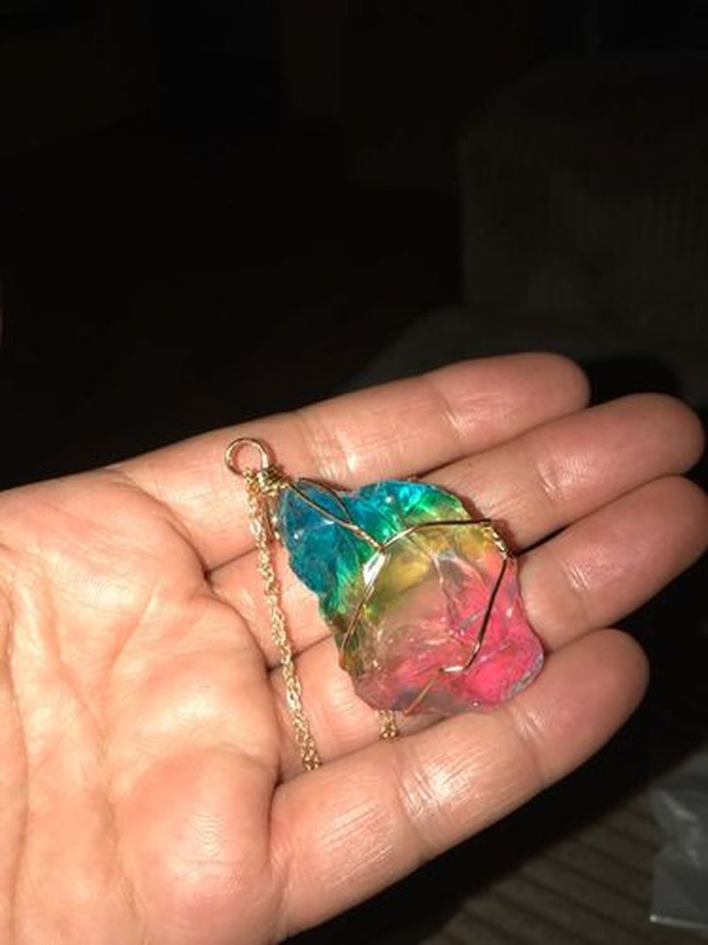 Regenbogenquarz-Halskette-Bella Webshop