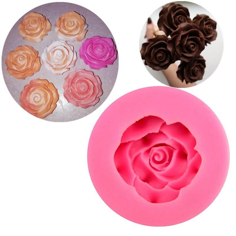 Rose Silikonform-Bella Webshop