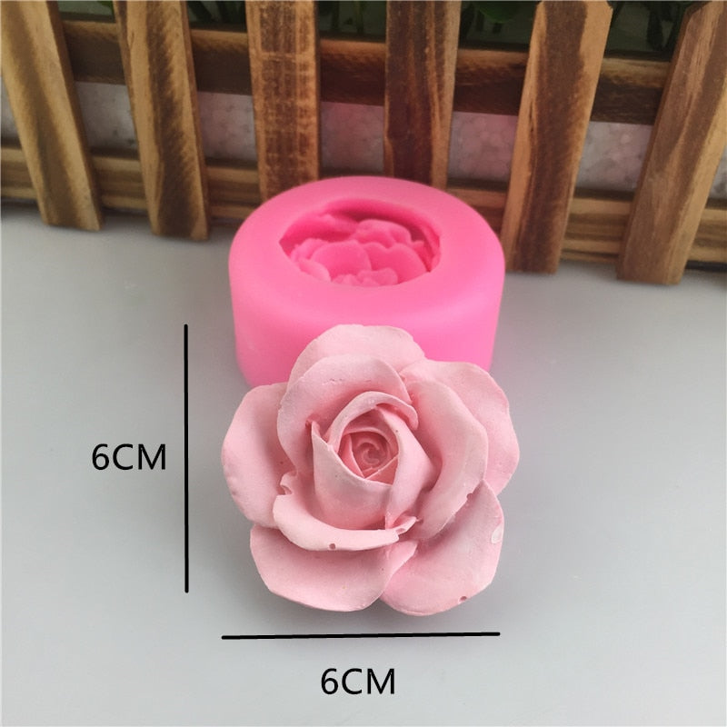 Rose Silikonform-Bella Webshop