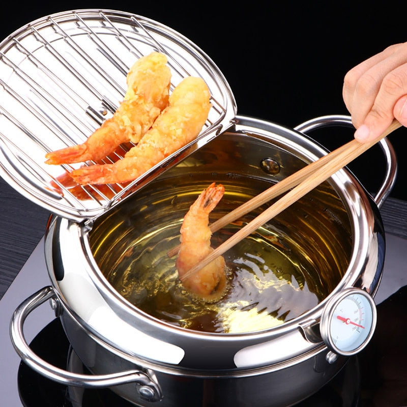 Rostfreier Stahl Frittiertopf-Bella Webshop