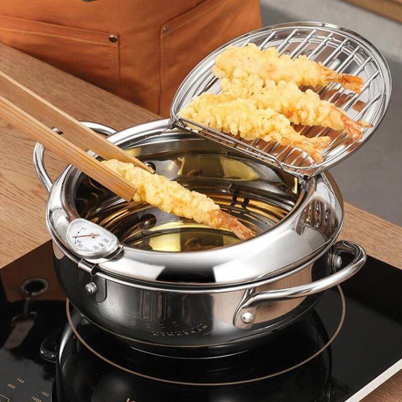 Rostfreier Stahl Frittiertopf-Bella Webshop