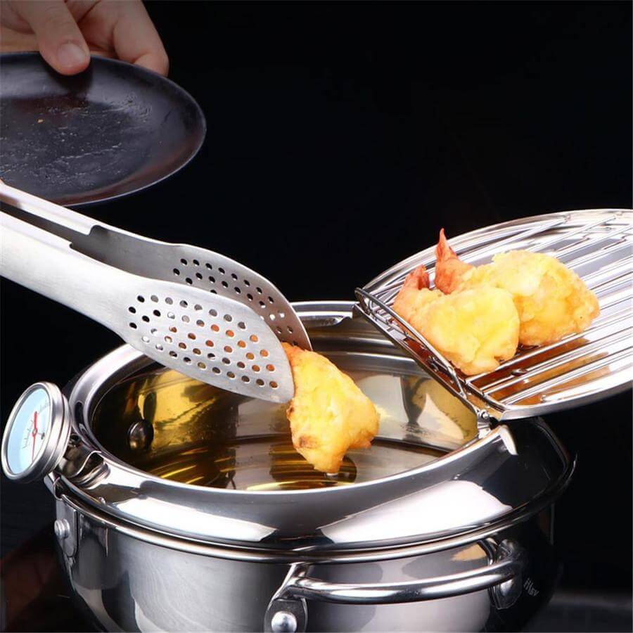 Rostfreier Stahl Frittiertopf-Bella Webshop