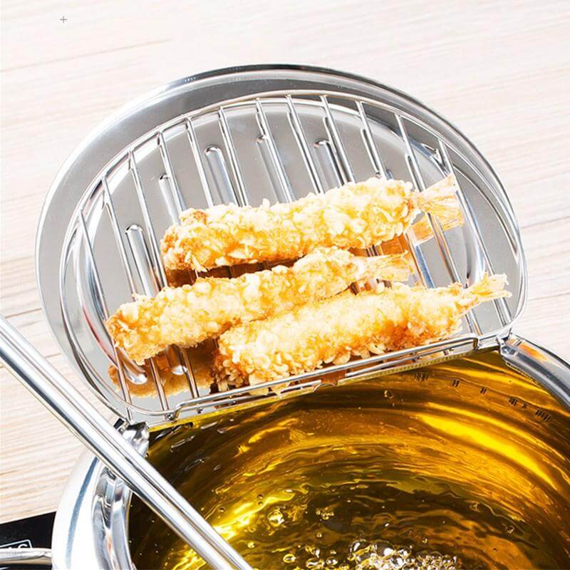 Rostfreier Stahl Frittiertopf-Bella Webshop