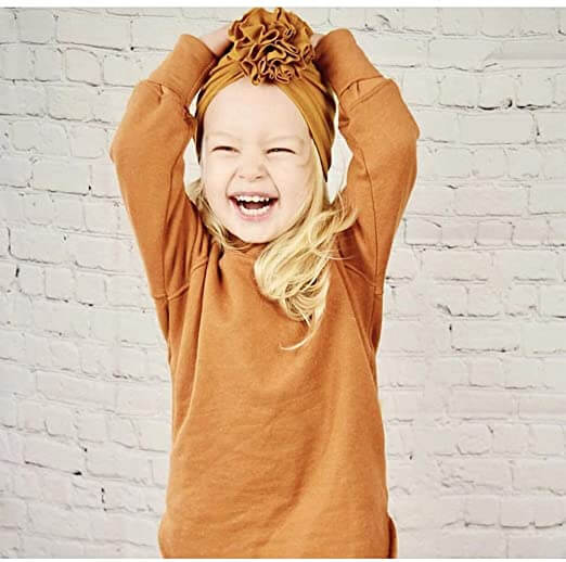 Ruffle Top Baby Turban Mütze-Bella Webshop