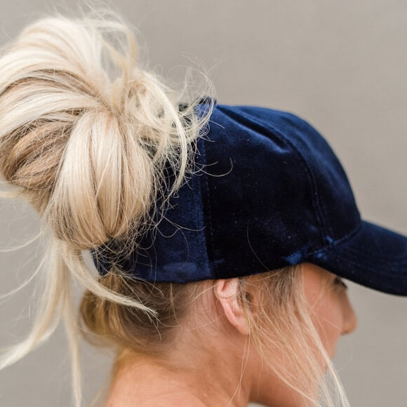 Samt Damen Mütze-Bella Webshop