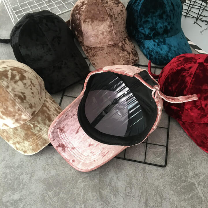 Samt Damen Mütze-Bella Webshop
