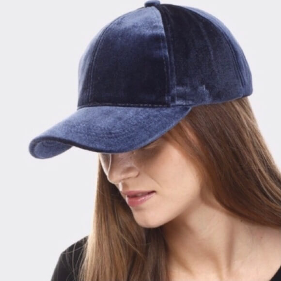 Samt Damen Mütze-Bella Webshop