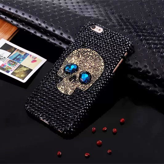 Schädel Gesicht Diamant Fall-Bella Webshop