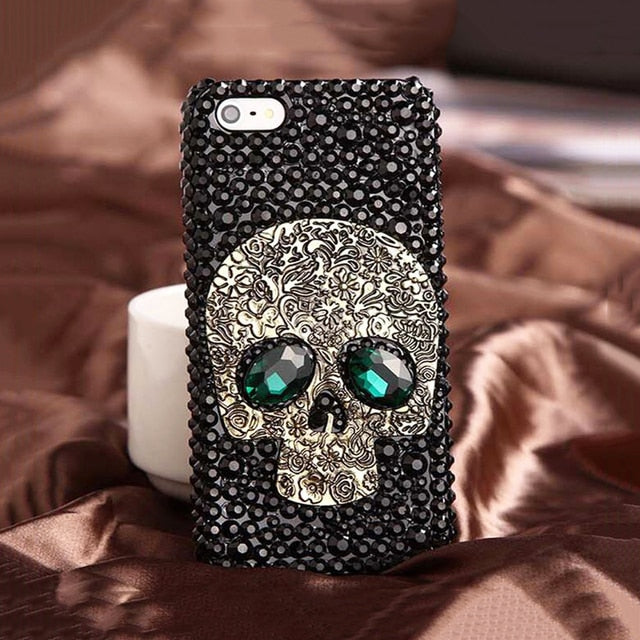 Schädel Gesicht Diamant Fall-Bella Webshop